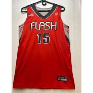 D1 Sports Flash basketball jersey shirt mens small reversible tank red gray